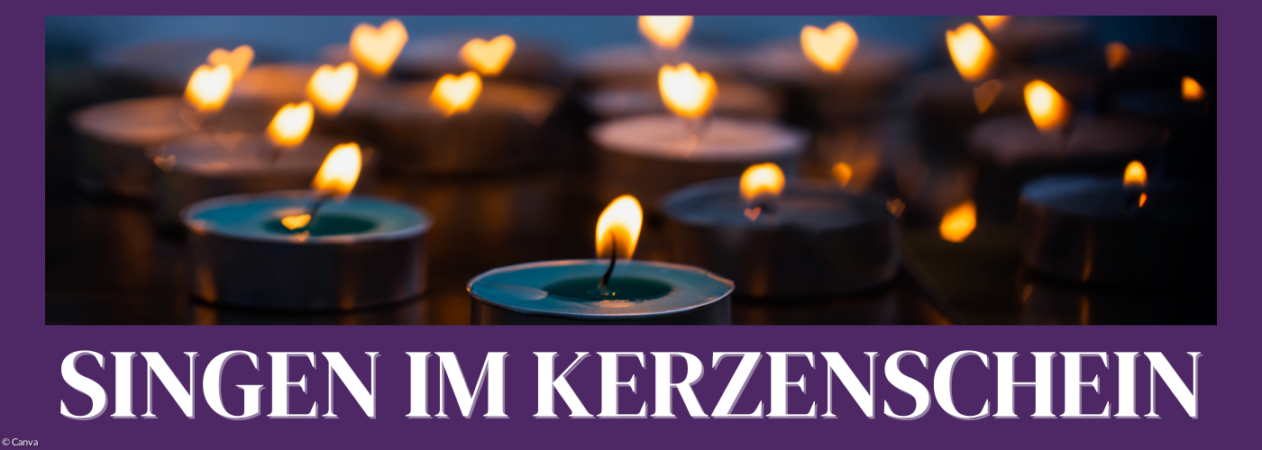 Singen im Kerzenschein