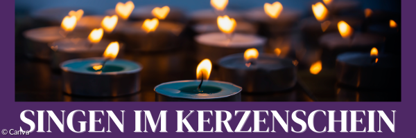 Singen im Kerzenschein