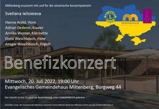 Plakat Benefizkonzert 2022-07-20